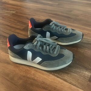 Veja Rio Branco Nautico White Orange, Size 10 Womens